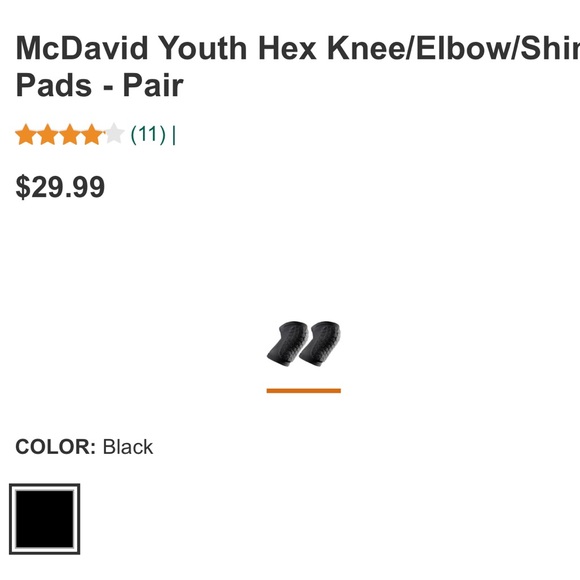 Hex Youth elbow/shin pads - Picture 1 of 5